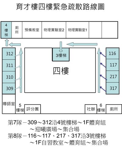 新店高中學生疏散路線圖圖片